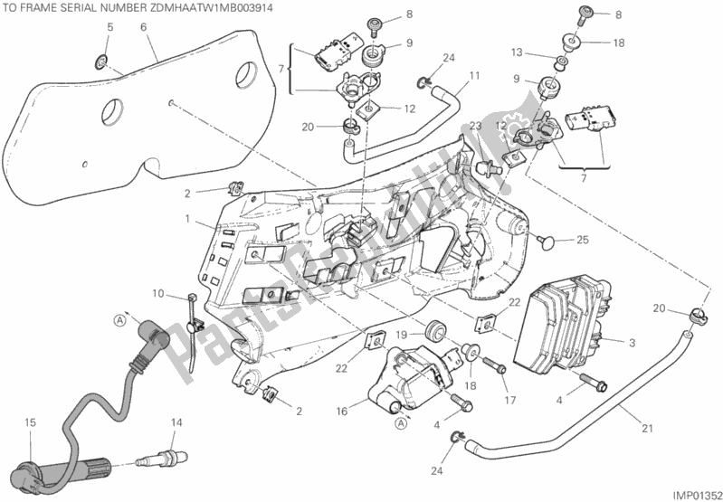 Alle onderdelen voor de 13a - Impianto Elettrico Sinistro van de Ducati Superbike Panigale V2 Thailand 955 2020